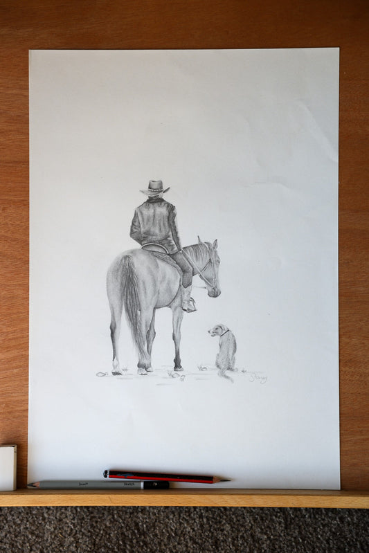 Horseback Print