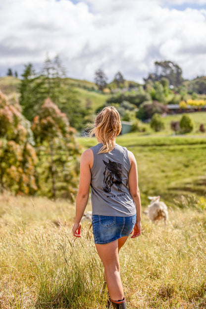 Womens Horse Singlet Top