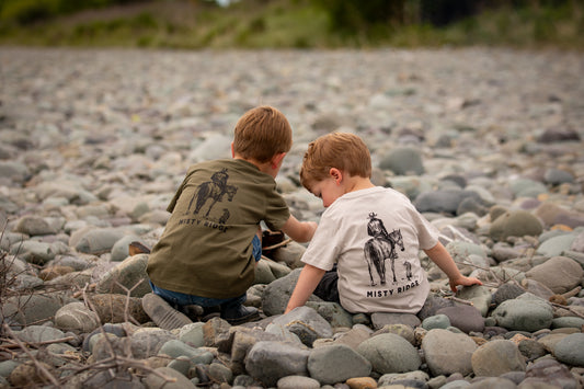 Kids Tshirt NZ Artistic Misty Ridge