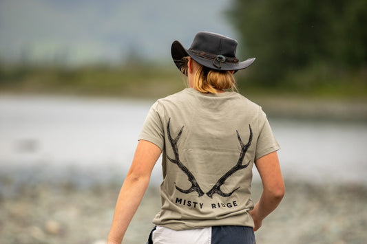 Misty Ridge Antler TShirt for outdoors