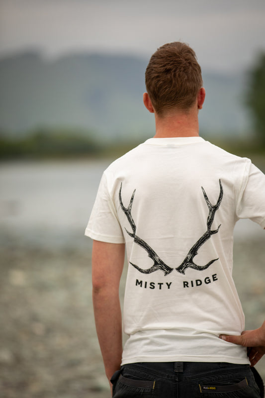 Misty_Ridge_NZ_Tshirt_Antler_Print_Hand_Drawn_Boutique