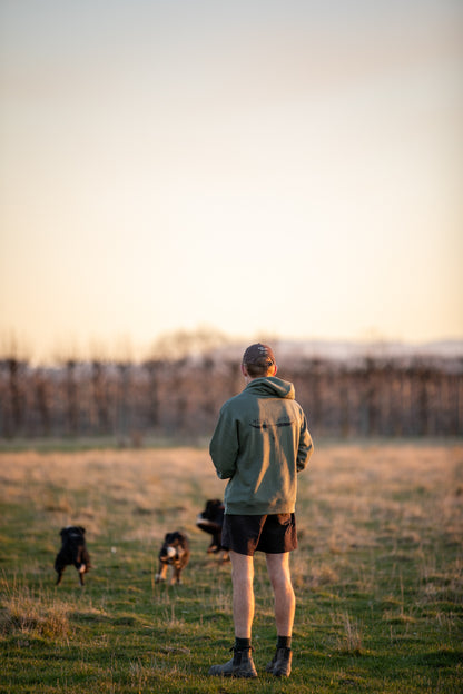 Skull Hoodie Cypress Green Misty Ridge Outdoors