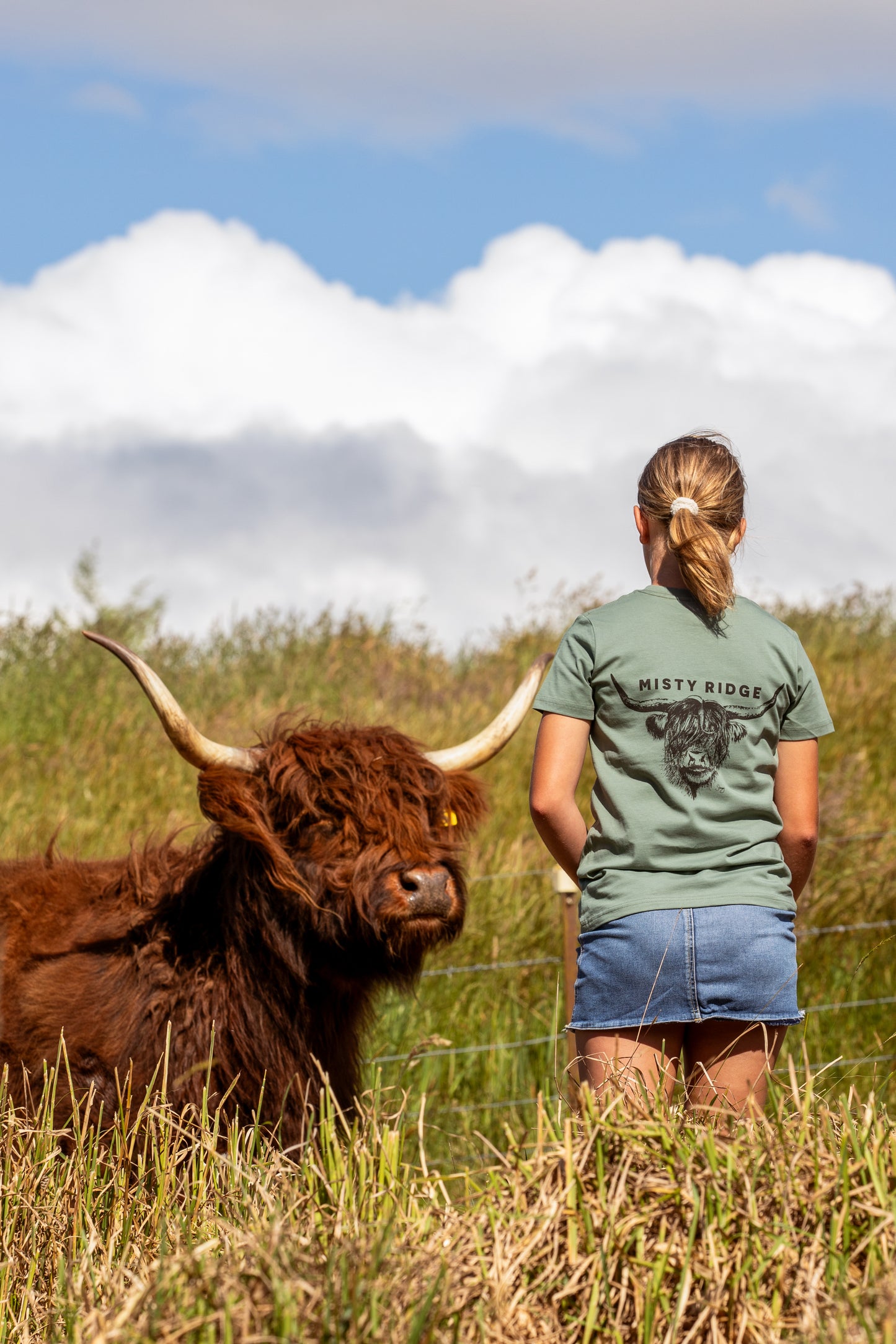 Kids Highland Cow T-Shirt